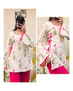 Ankita ~ Side Corset Short Kurti