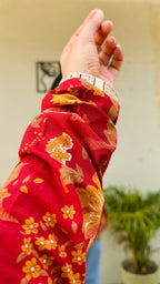 Cotton Flared Aliacut Floral Print Peplum Top - Dolled Up