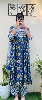 Rayon Premium Quality Kurta Pant & Dupatta Set - Dolled Up