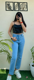 High waist Mom fit denim - Dolled Up