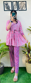 Comfortable Rayon Kurti Top With Pant(One Side Pocket) - Dolled Up