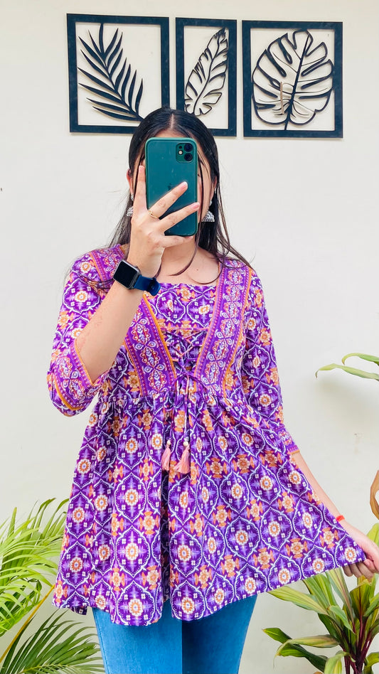 Cotton Printed Top