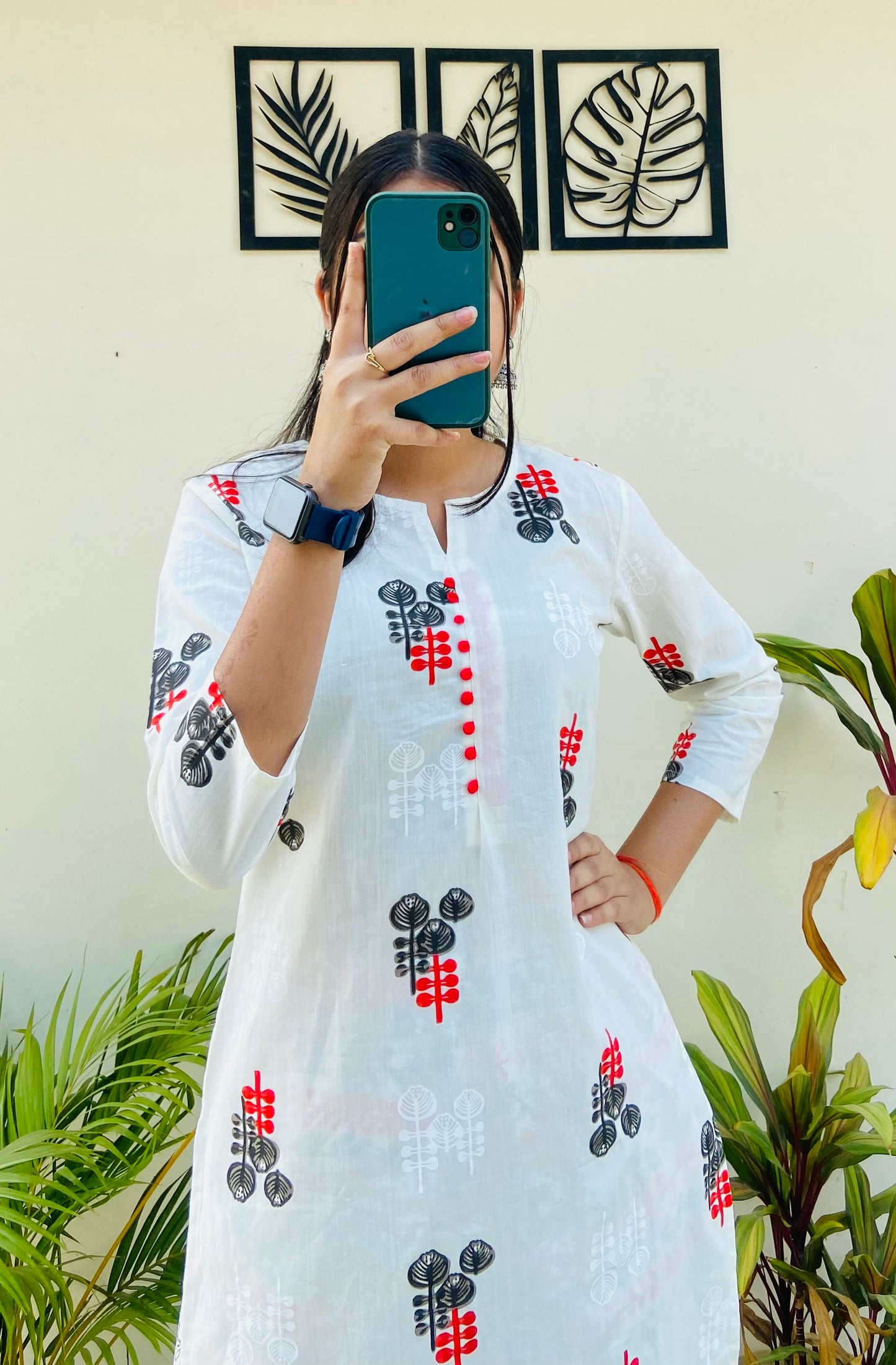 Cotton Printed Kurta Pant Set