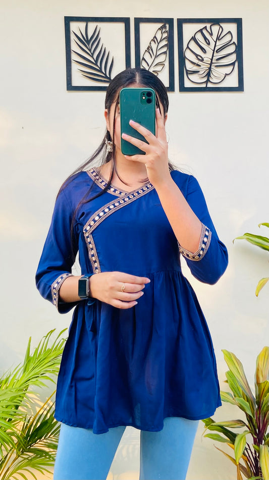 Beautiful Royal Blue Top