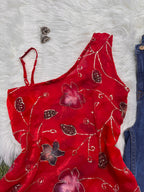 Zoya ~ One Shoulder Kurti