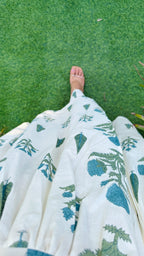 Beautiful Cotton Sleeveless Anarkali Suit Set - Dolled Up