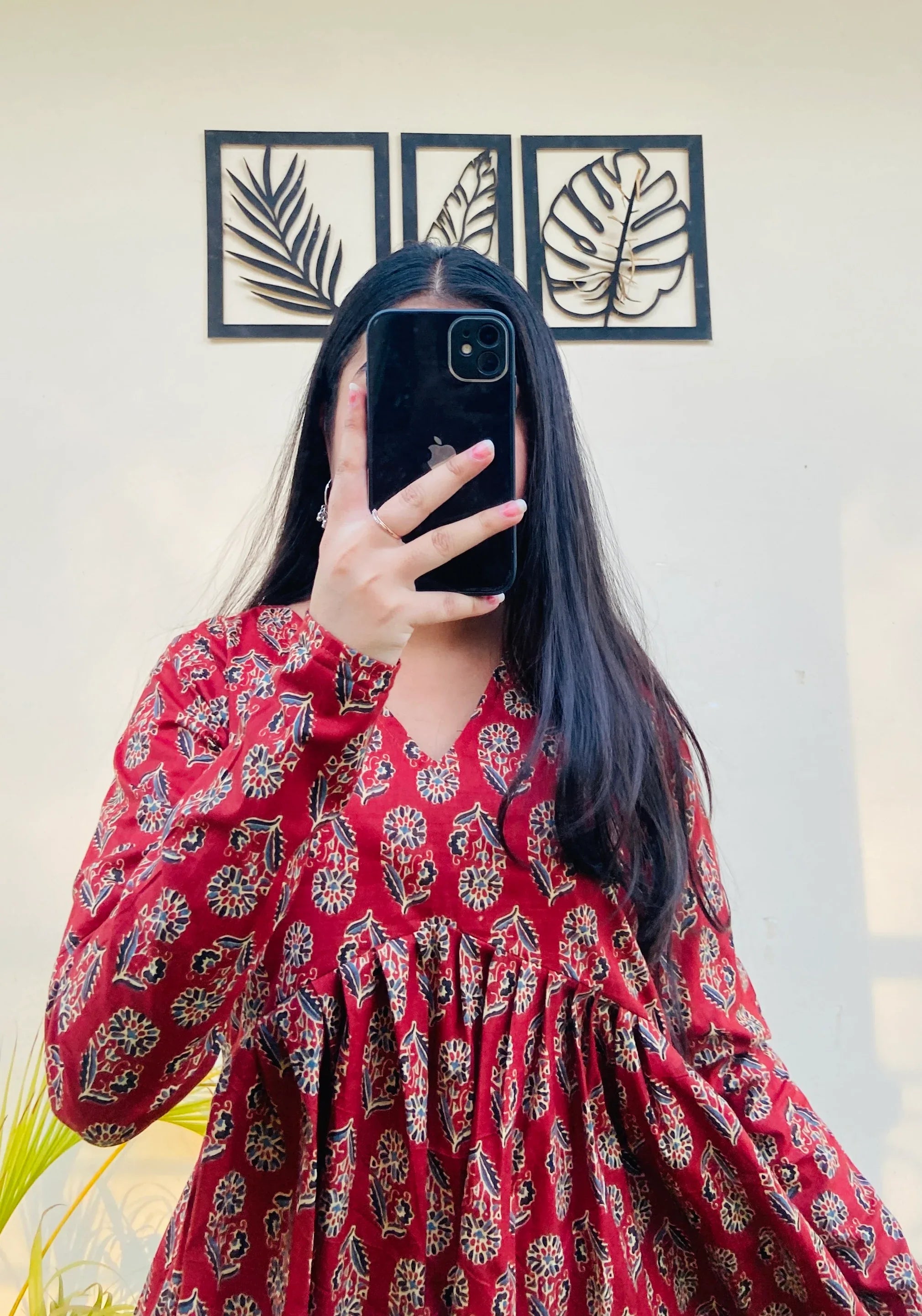 Cotton Flared Floral Print Aliacut Peplum Top - Dolled Up