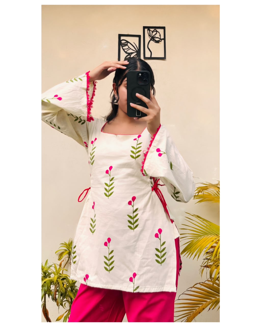 Ankita ~ Side Corset Short Kurti