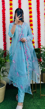 Beautiful Kurta Dupatta Pant Set - Dolled Up