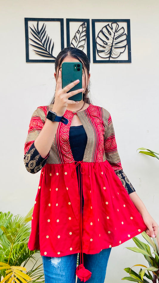 Stylish Rayon Shrug Top