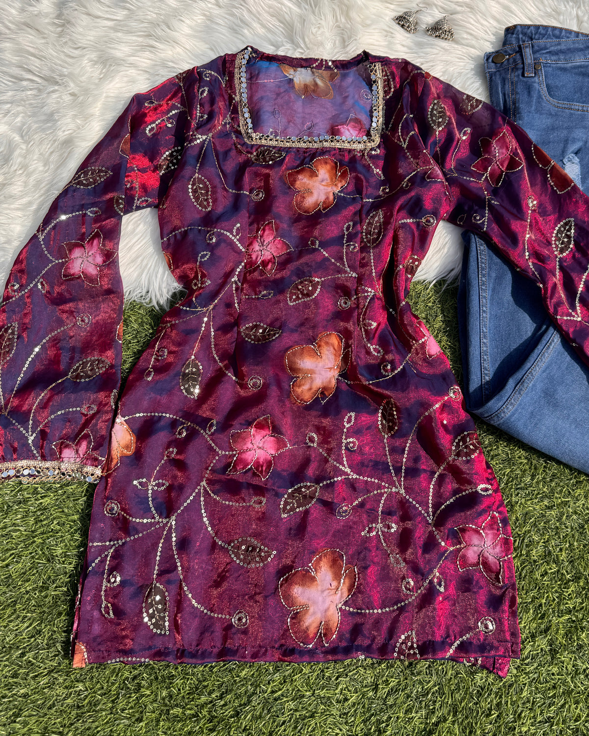 Ruhi ~ Fandy Short Kurti