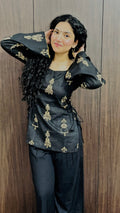 Mansi ~ Cotton Sweetheart Neck Side Corset Short Kurti