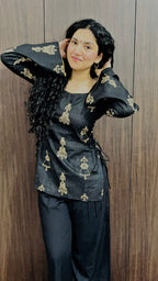 Mansi ~ Cotton Sweetheart Neck Side Corset Short Kurti