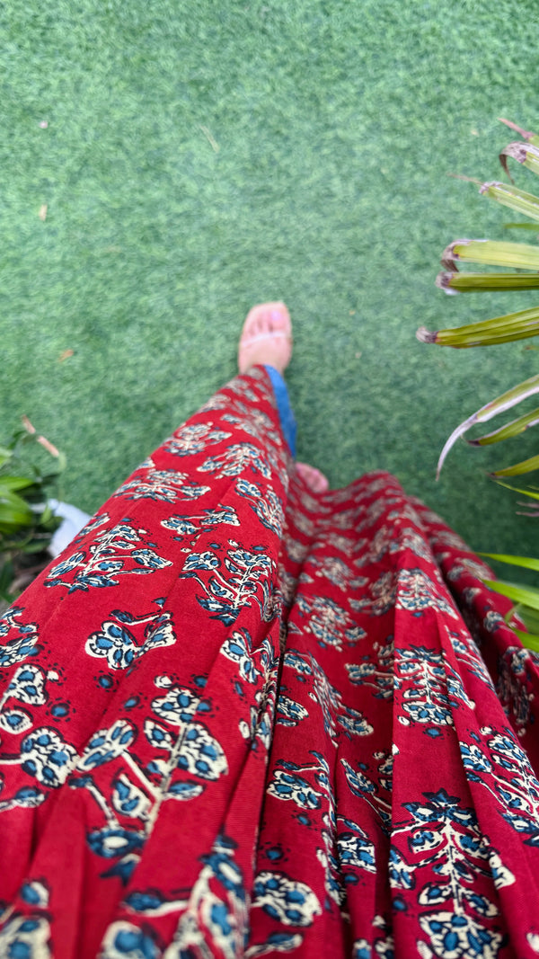 Cotton Ruffle Sleeveless Nyra Cut Long Kurti - Dolled Up