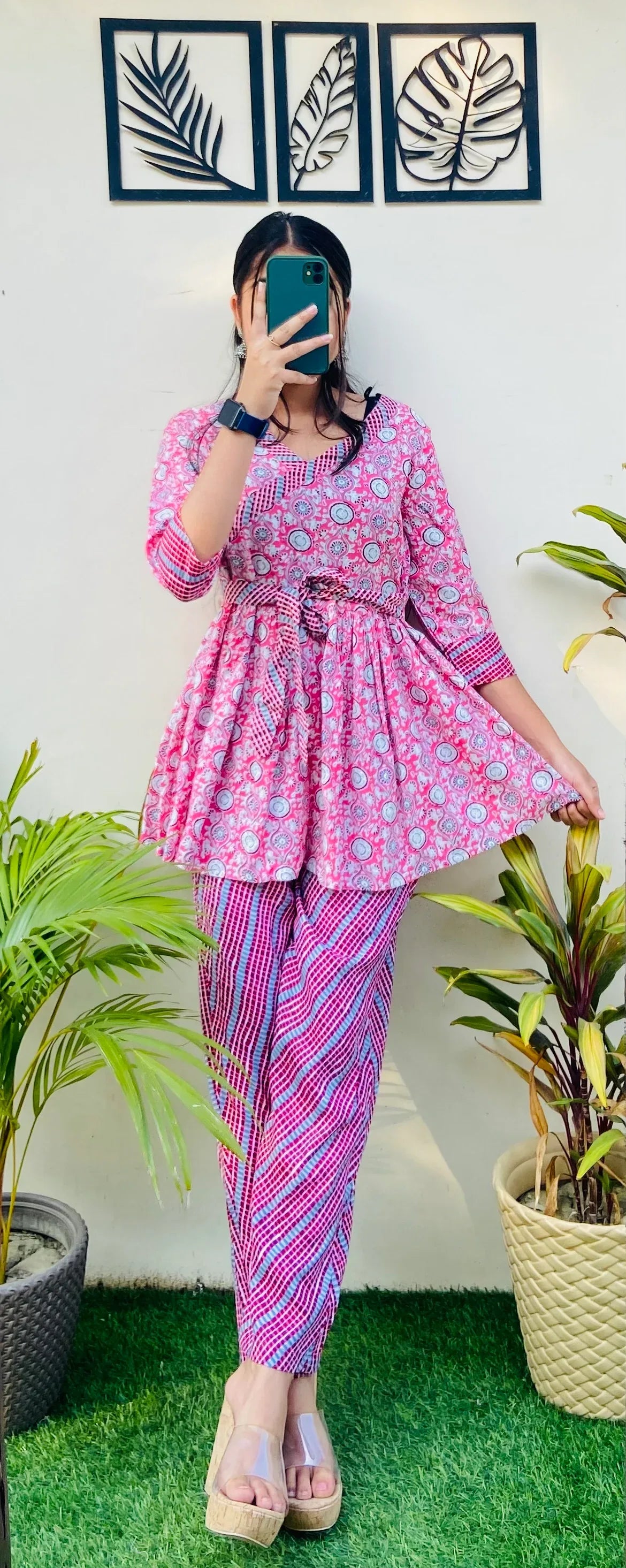 Comfortable Rayon Kurti Top With Pant(One Side Pocket) - Dolled Up