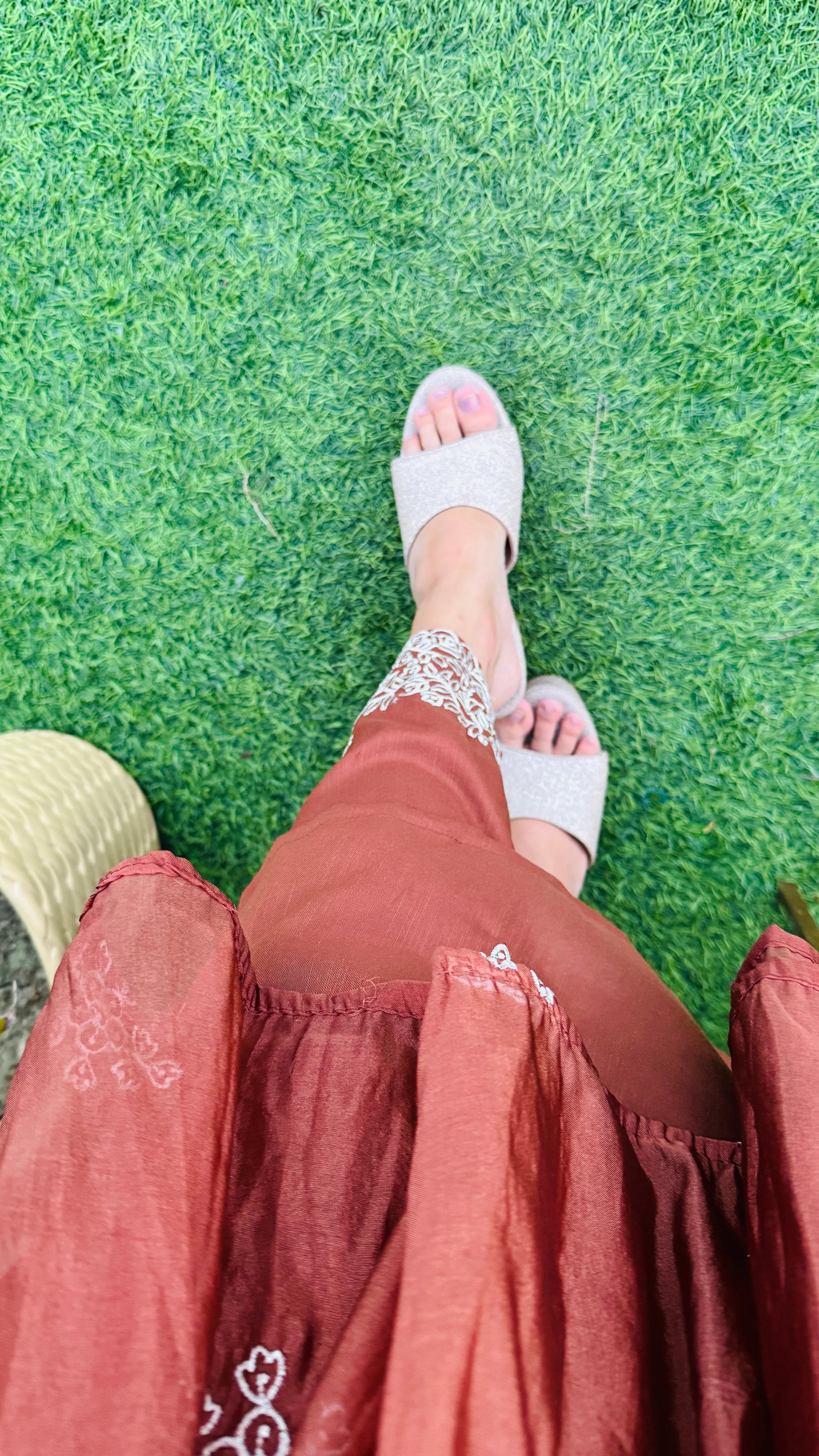 Beautiful Embroidered Silk Kurta Set - Dolled Up