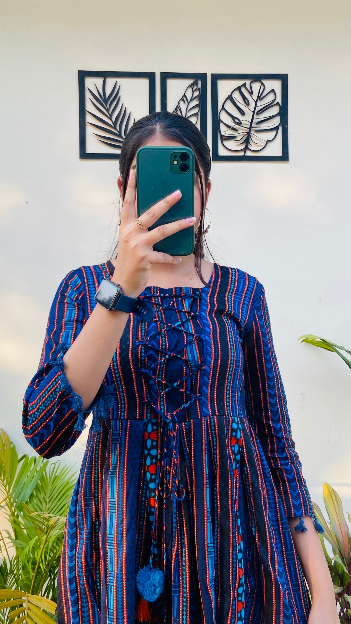 Printed Multicolour Rayon Top