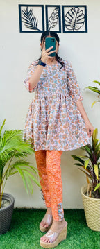 Rayon Printed Co-Ord Set - Dolled Up