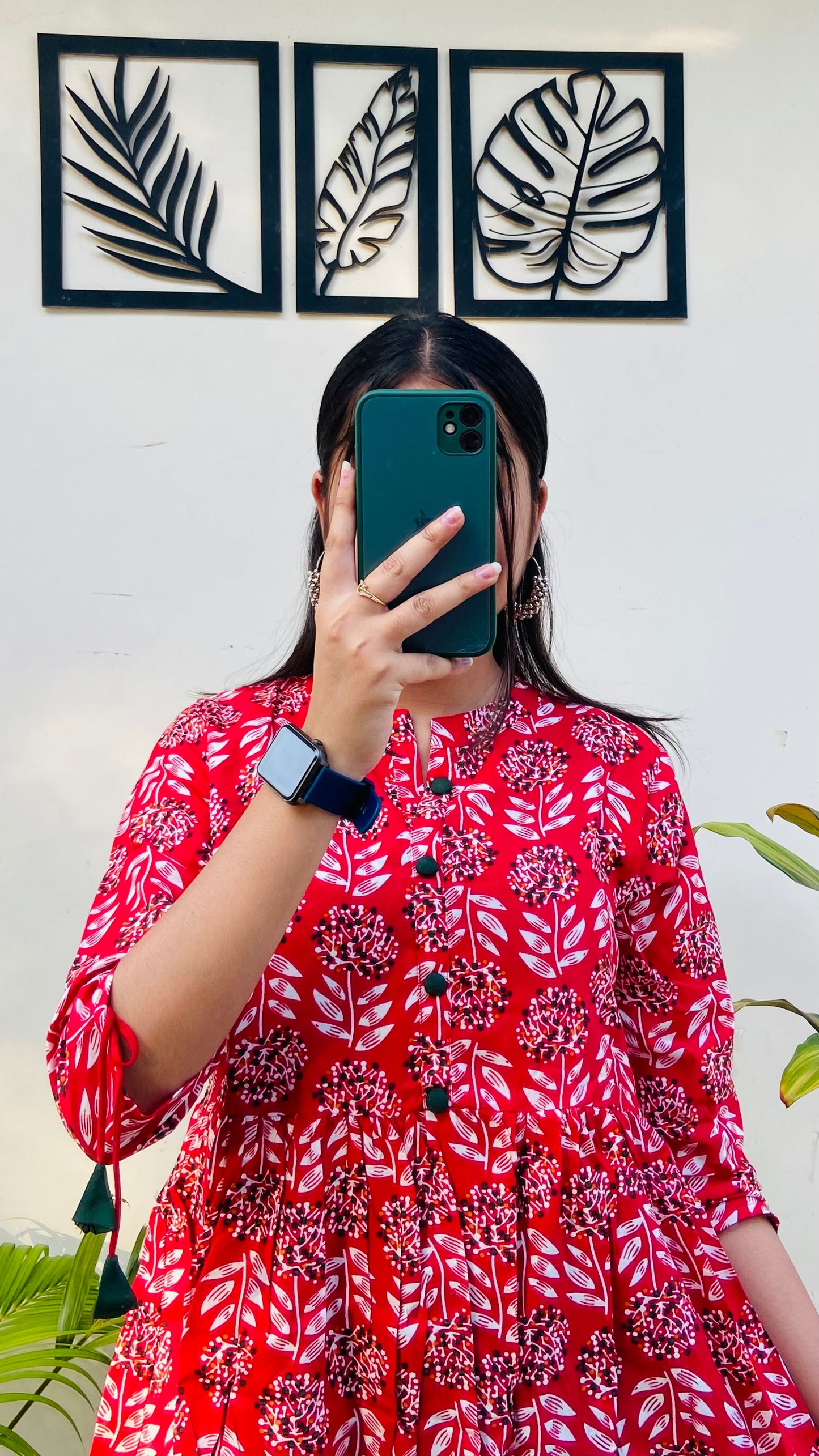 Printed Pink Rayon Short Top