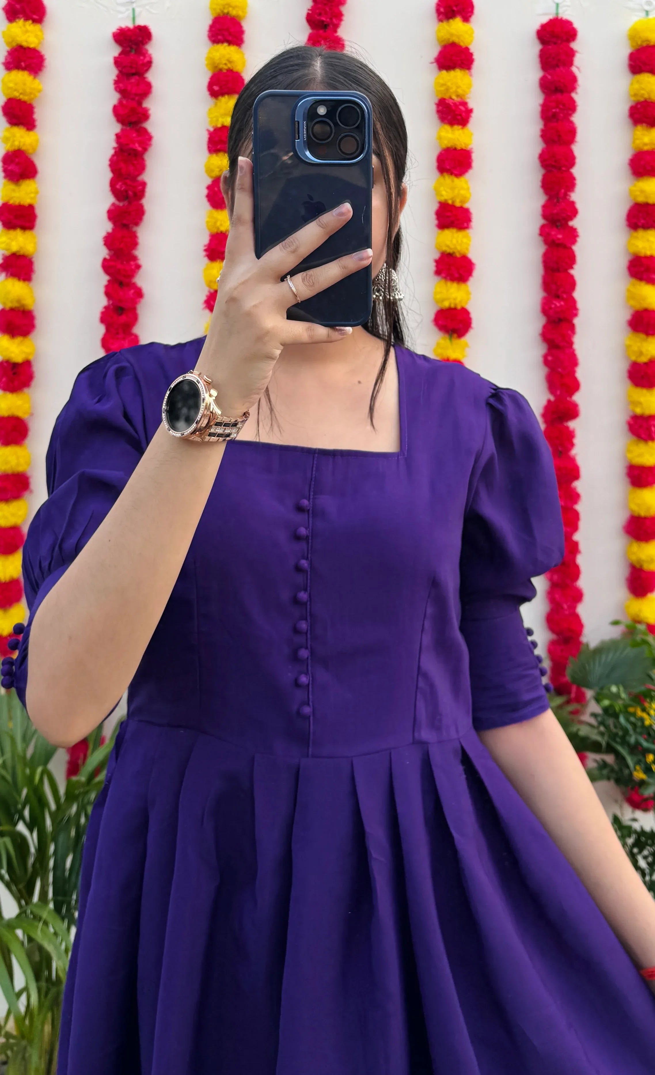 Beautiful Anarkali Kurta Pant Dupatta Set - Dolled Up