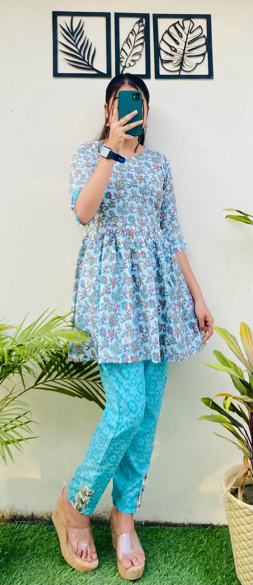 Rayon Printed Co-Ord Set - Dolled Up