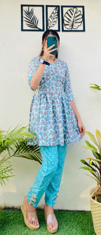 Rayon Printed Co-Ord Set - Dolled Up