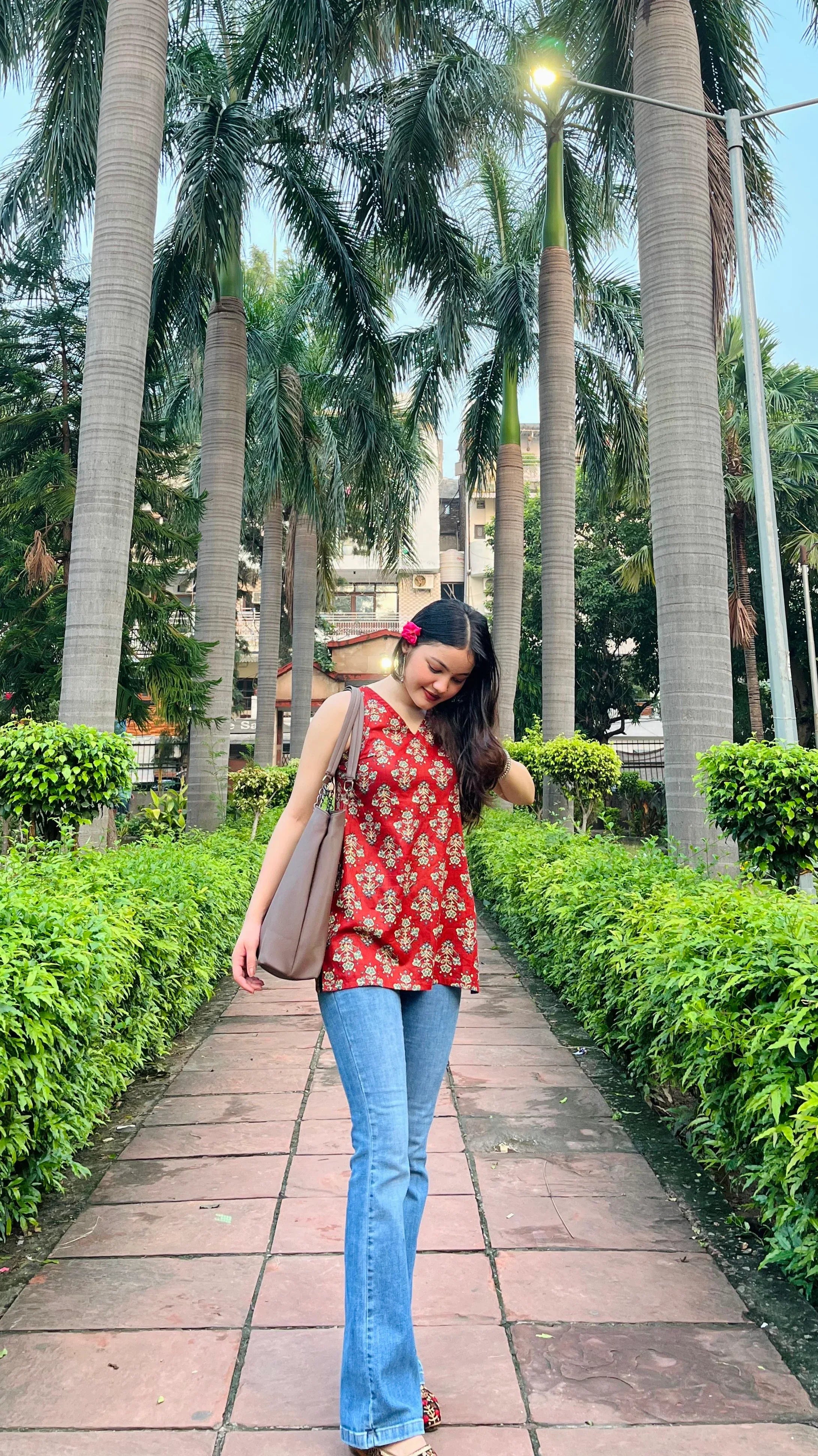 Cotton Sleeveless Backless Short Kurti - Dolled Up