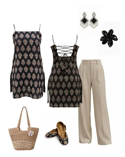 Backless Kurti + Formal Trouser - Dolled Up