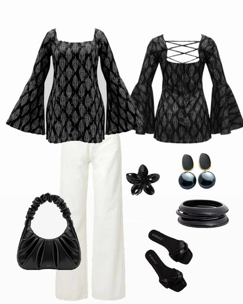 Backless Kurti + Denim - Dolled Up